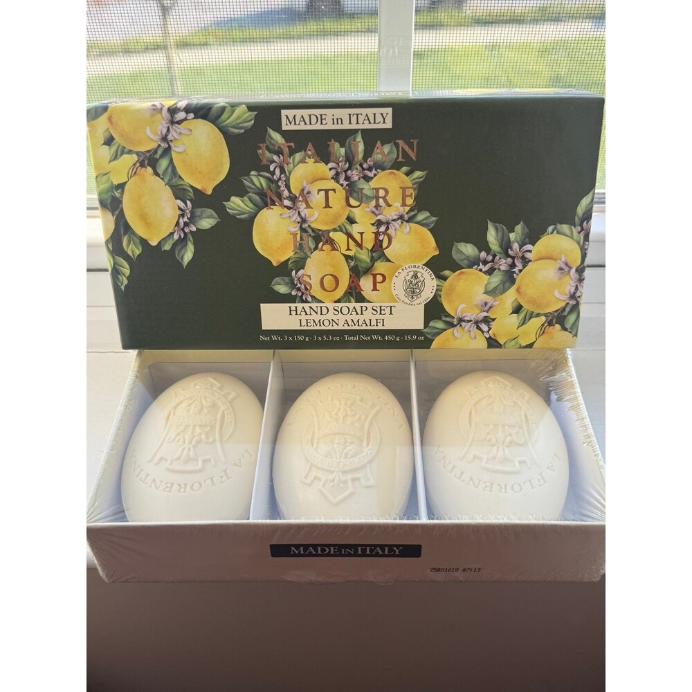 La florentina amalfi lemon soap 3 x 150 g made in Italy
